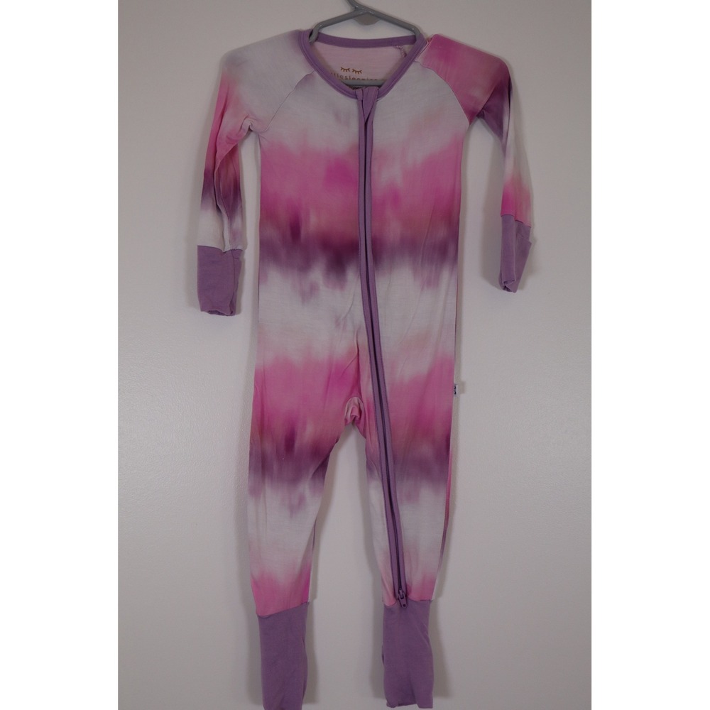 Little Sleepies Pink & Purple Tie Dye Zippy 6-12 Months